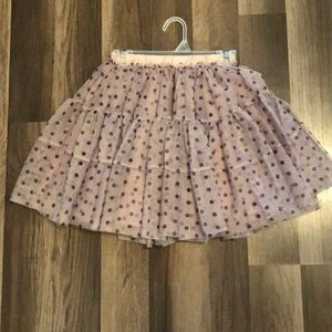 Toddler girls polka dot skirt